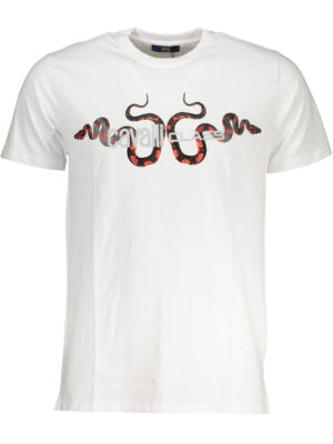 CAVALLI CLASS CAMISETA MANGA CORTA HOMBRE BLANCO