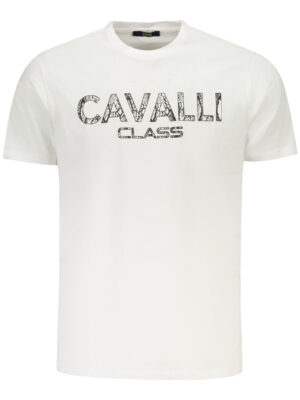 CAMISETA CAVALLI CLASS DE MANGA CORTA PARA HOMBRE BLANCA