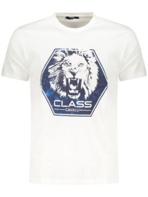 CAMISETA CAVALLI CLASS DE MANGA CORTA PARA HOMBRE BLANCA