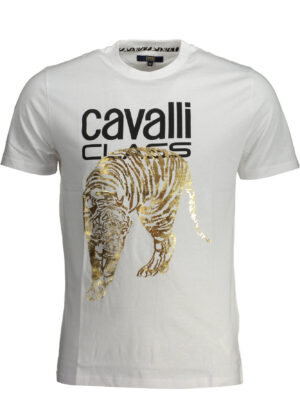 CAVALLI CLASS CAMISETA MANGA CORTA HOMBRE BLANCO