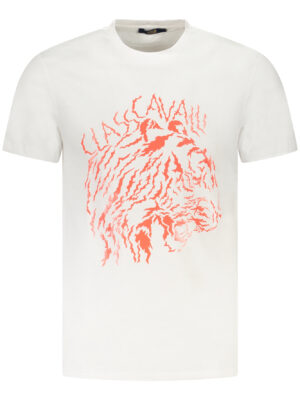 CAMISETA CAVALLI CLASS DE MANGA CORTA PARA HOMBRE BLANCA