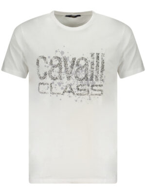 CAMISETA CAVALLI CLASS DE MANGA CORTA PARA HOMBRE BLANCA
