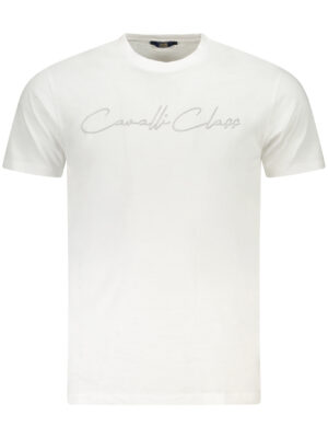 CAMISETA CAVALLI CLASS DE MANGA CORTA PARA HOMBRE BLANCA