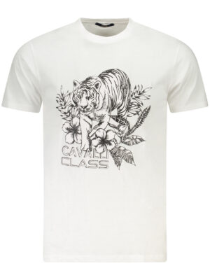 CAMISETA CAVALLI CLASS DE MANGA CORTA PARA HOMBRE BLANCA