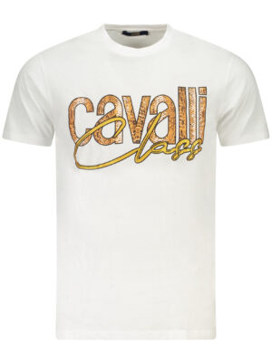 CAMISETA CAVALLI CLASS DE MANGA CORTA PARA HOMBRE BLANCA
