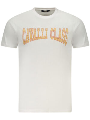 CAMISETA CAVALLI CLASS DE MANGA CORTA PARA HOMBRE BLANCA