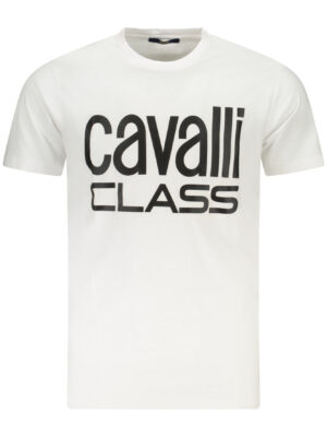 CAMISETA CAVALLI CLASS DE MANGA CORTA PARA HOMBRE BLANCA