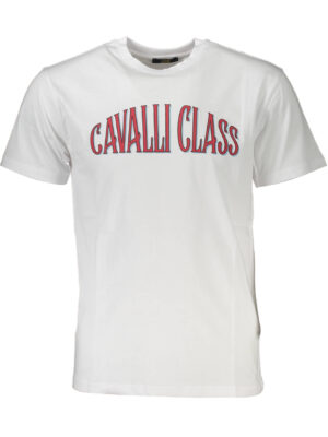 CAMISETA CAVALLI CLASS DE MANGA CORTA PARA HOMBRE BLANCA