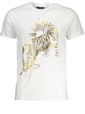 CAVALLI CLASS CAMISETA MANGA CORTA HOMBRE BLANCO