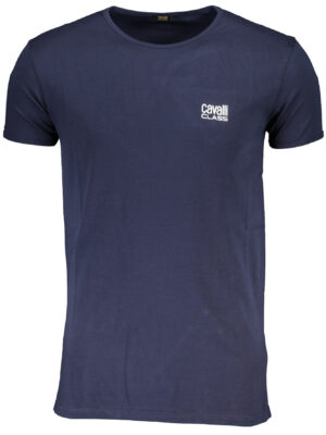 CAMISETA MANGA CORTA HOMBRE CAVALLI CLASS AZUL
