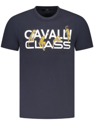 CAMISETA CAVALLI CLASS DE MANGA CORTA PARA HOMBRE AZUL