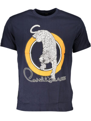 CAMISETA MANGA CORTA HOMBRE CAVALLI CLASS AZUL