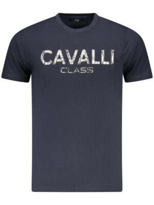 CAMISETA CAVALLI CLASS DE MANGA CORTA PARA HOMBRE AZUL