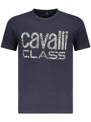 CAMISETA CAVALLI CLASS DE MANGA CORTA PARA HOMBRE AZUL