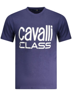 CAMISETA CAVALLI CLASS DE MANGA CORTA PARA HOMBRE AZUL