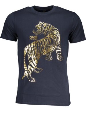 CAMISETA MANGA CORTA HOMBRE CAVALLI CLASS AZUL