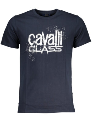 CAMISETA MANGA CORTA HOMBRE CAVALLI CLASS AZUL