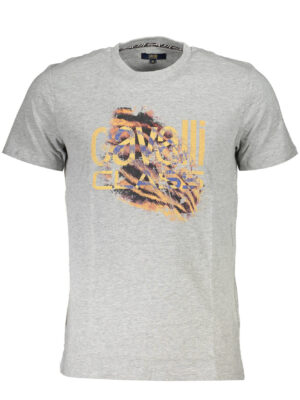 CAMISETA DE MANGA CORTA CAVALLI CLASS HOMBRE GRIS