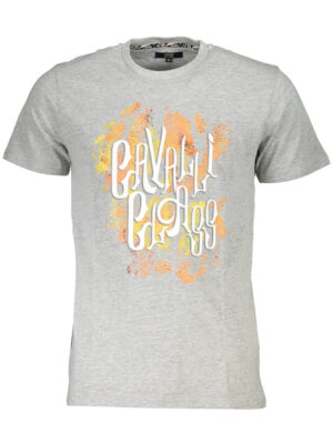 CAMISETA DE MANGA CORTA CAVALLI CLASS HOMBRE GRIS