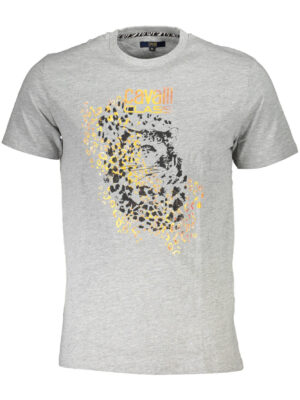 CAMISETA DE MANGA CORTA CAVALLI CLASS HOMBRE GRIS