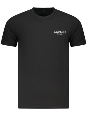 CAMISETA DE MANGA CORTA CAVALLI CLASS HOMBRE NEGRA