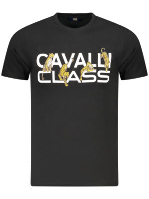 CAMISETA DE MANGA CORTA CAVALLI CLASS HOMBRE NEGRA