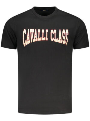 CAMISETA DE MANGA CORTA CAVALLI CLASS HOMBRE NEGRA