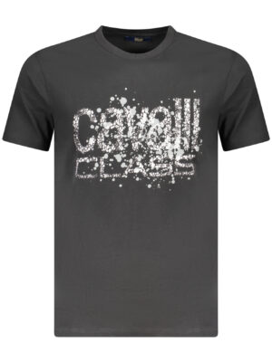 CAMISETA DE MANGA CORTA CAVALLI CLASS HOMBRE NEGRA