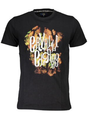 CAMISETA DE MANGA CORTA CAVALLI CLASS HOMBRE NEGRA