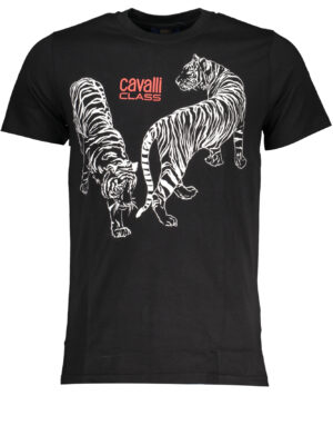 CAMISETA MANGA CORTA HOMBRE CAVALLI CLASS NEGRO
