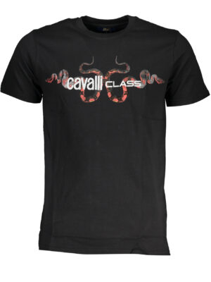CAMISETA MANGA CORTA HOMBRE CAVALLI CLASS NEGRO
