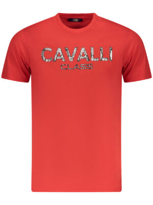CAMISETA DE MANGA CORTA CAVALLI CLASS HOMBRE ROJA