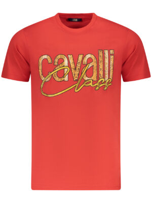 CAMISETA DE MANGA CORTA CAVALLI CLASS HOMBRE ROJA