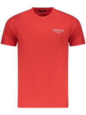 CAMISETA DE MANGA CORTA CAVALLI CLASS HOMBRE ROJA