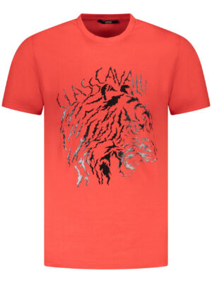 CAMISETA DE MANGA CORTA CAVALLI CLASS HOMBRE ROJA