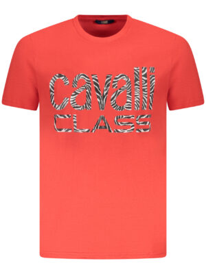 CAMISETA DE MANGA CORTA CAVALLI CLASS HOMBRE ROJA