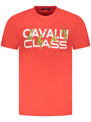 CAMISETA DE MANGA CORTA CAVALLI CLASS HOMBRE ROJA