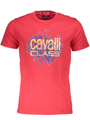 CAMISETA DE MANGA CORTA CAVALLI CLASS HOMBRE ROJA