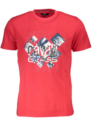 CAMISETA DE MANGA CORTA CAVALLI CLASS HOMBRE ROJA