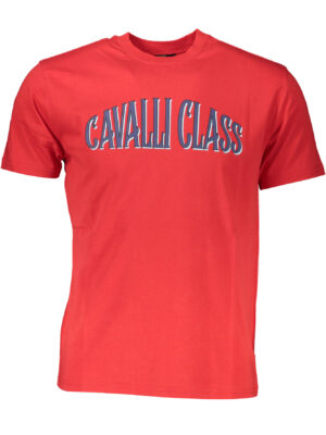 CAMISETA DE MANGA CORTA CAVALLI CLASS HOMBRE ROJA