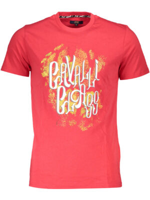 CAMISETA DE MANGA CORTA CAVALLI CLASS HOMBRE ROJA