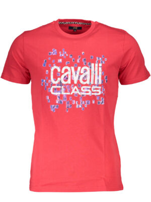 CAMISETA DE MANGA CORTA CAVALLI CLASS HOMBRE ROJA