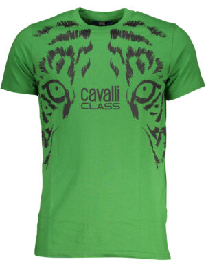 CAVALLI CLASS CAMISETA MANGA CORTA HOMBRE VERDE