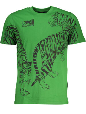 CAVALLI CLASS CAMISETA MANGA CORTA HOMBRE VERDE