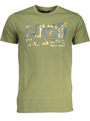 CAVALLI CLASS CAMISETA MANGA CORTA HOMBRE VERDE