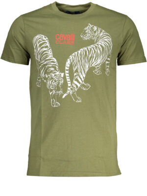 CAVALLI CLASS CAMISETA MANGA CORTA HOMBRE VERDE