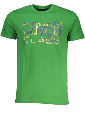 CAVALLI CLASS CAMISETA MANGA CORTA HOMBRE VERDE