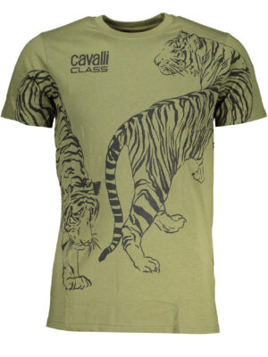 CAVALLI CLASS CAMISETA MANGA CORTA HOMBRE VERDE