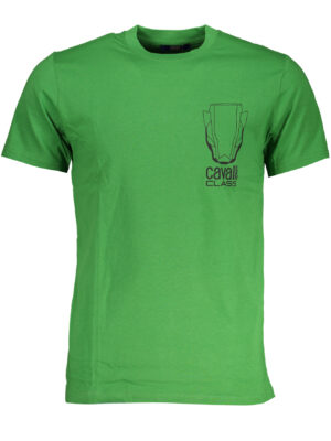 CAVALLI CLASS CAMISETA MANGA CORTA HOMBRE VERDE