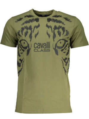 CAVALLI CLASS CAMISETA MANGA CORTA HOMBRE VERDE
